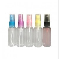 25ml  PET Empty Clear Refillable Plastic Cleaning Plastic Disinfectant Bottles Mist Sprays Alcohol Empty Spray Bottle